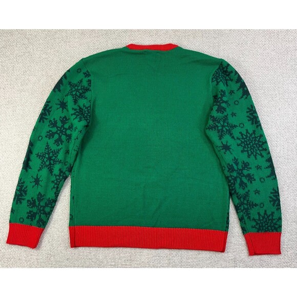 Ugly Christmas Party Sweater Meowy Catmas Size Large Kittens Cats Holiday - Picture 3 of 6